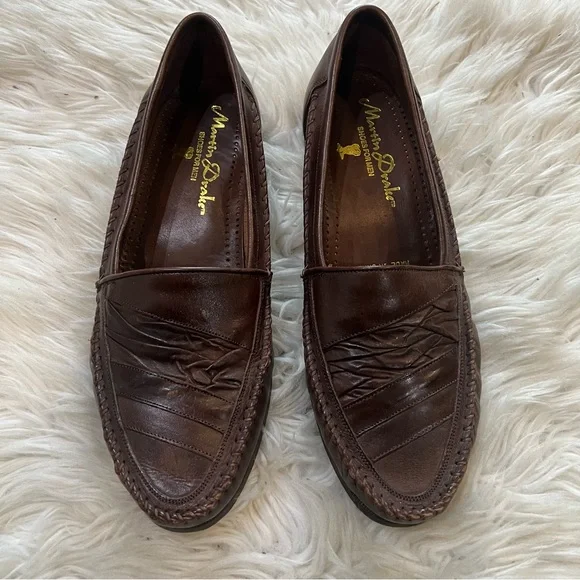 Martin Drake | Shoes | Martin Drake Brown Patchwork Texture 